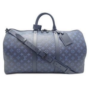 Louis Vuitton Keepall Bandouliere Boston Bag Monogram Shadow Leather